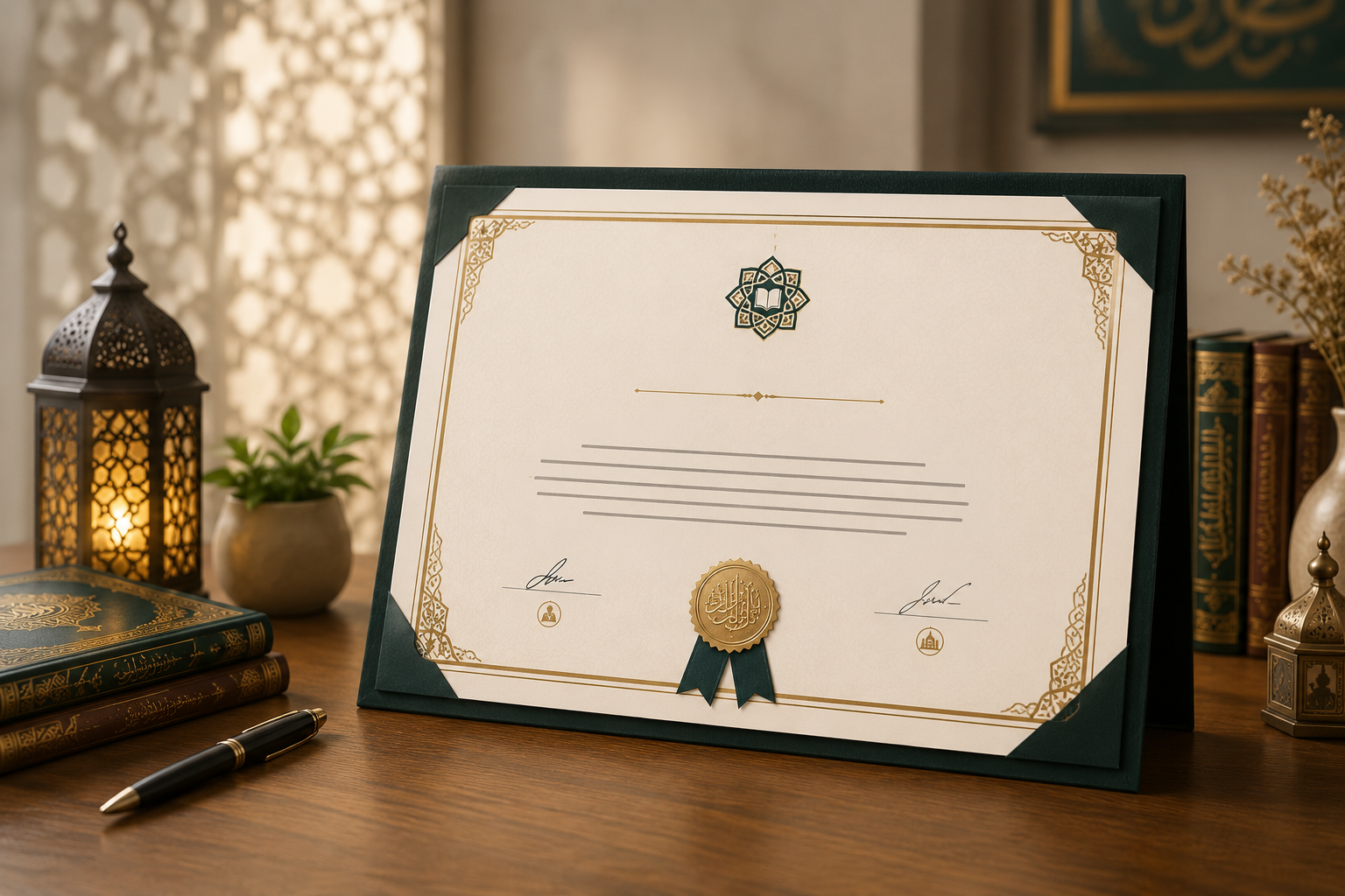 Course certificate